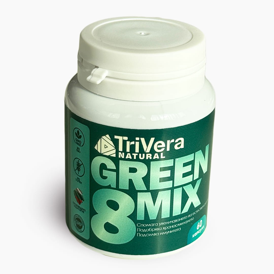 GREEN MIX 8 - Енергия и Лекота с 8 Суперхрани