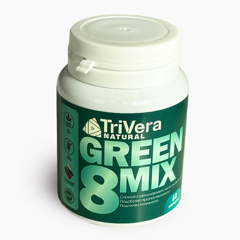 GREEN MIX 8 - Енергия и Лекота с 8 Суперхрани